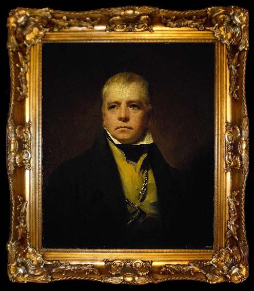 framed  Sir Henry Raeburn Raeburn portrait of Sir Walter Scott, ta009-2